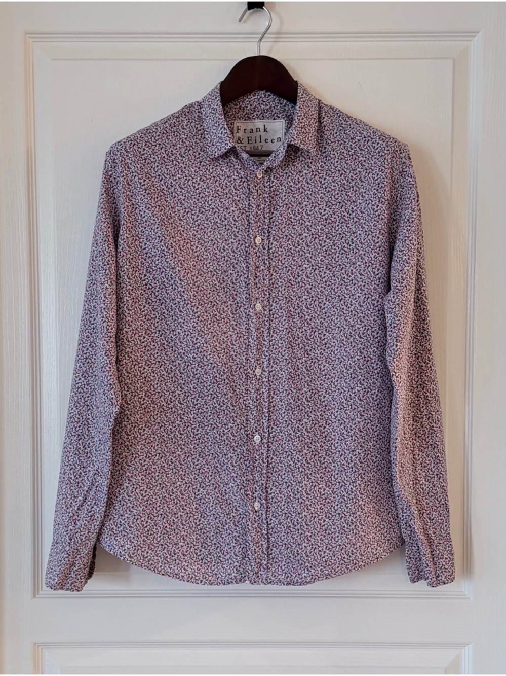 Frank & Eileen Micro-Print Button-Down Shirt